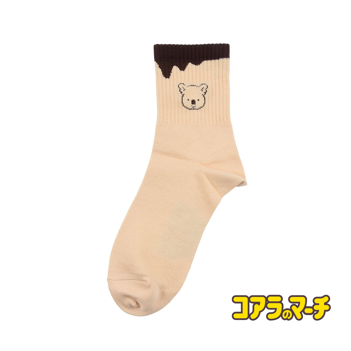 Fukuske（フクスケ） コアラのマーチ 靴下 クルー丈 マーチくん ワン