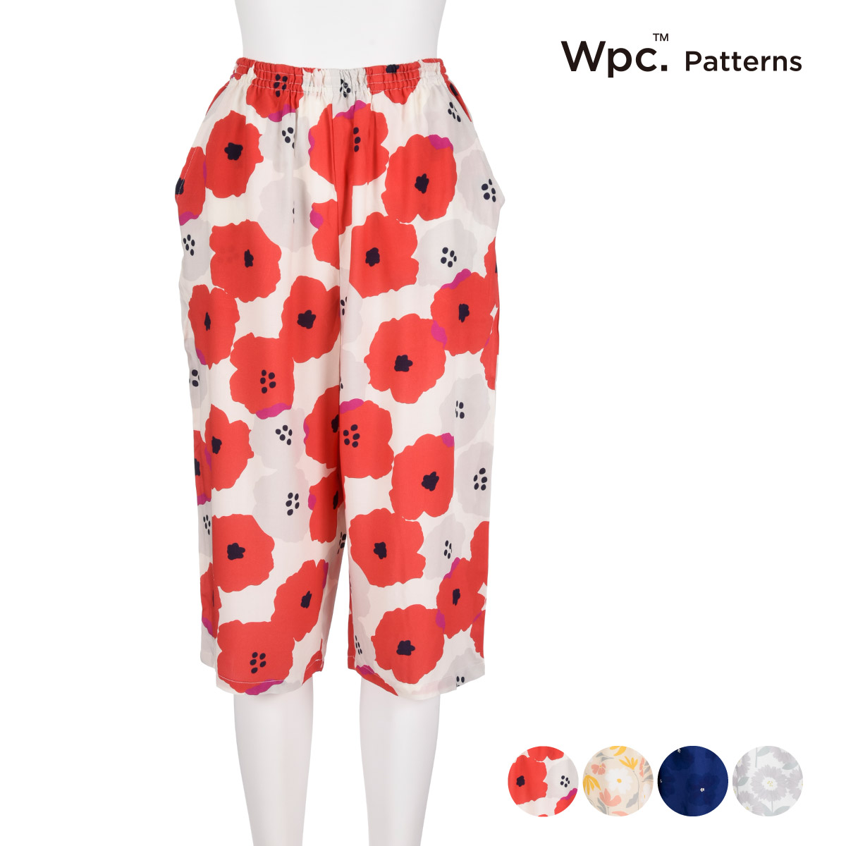 Fukuske（フクスケ） Wpc.Patterns ステテコ 7分丈 ピオニ ポルク