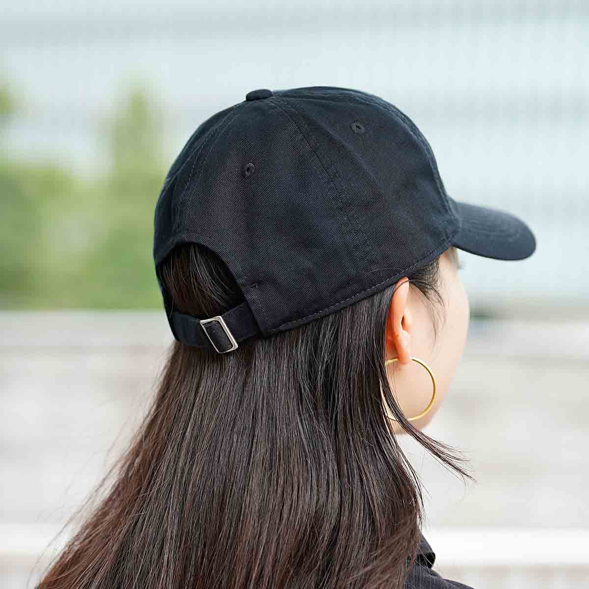 Fukuske（フクスケ） 福助 公式 : 無地 刺繍 ロゴ ローキャップ