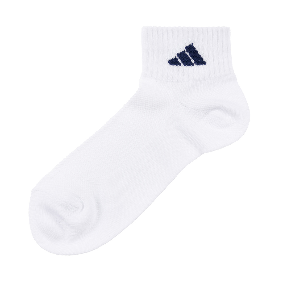 adidas 福助 【アディダス】3足組 靴下 無地 ワンポイント