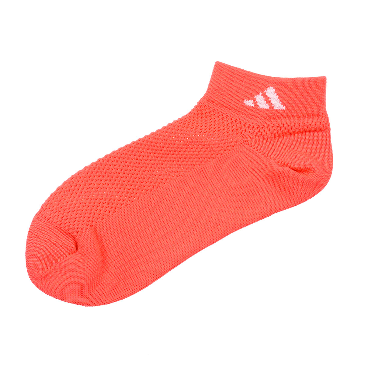 adidas（アディダス） 靴下 プチ丈 無地 ロゴワンポイント BIGメッシュ