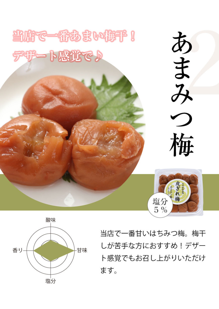 梅干し 訳あり はちみつ 南高梅干し 和歌山 南高梅 ギフト プレゼント 送料無料 【皮ぎれ梅干 500g】 :kawa:紀州梅干し 福梅本舗  Yahoo!店 - 通販 - Yahoo!ショッピング