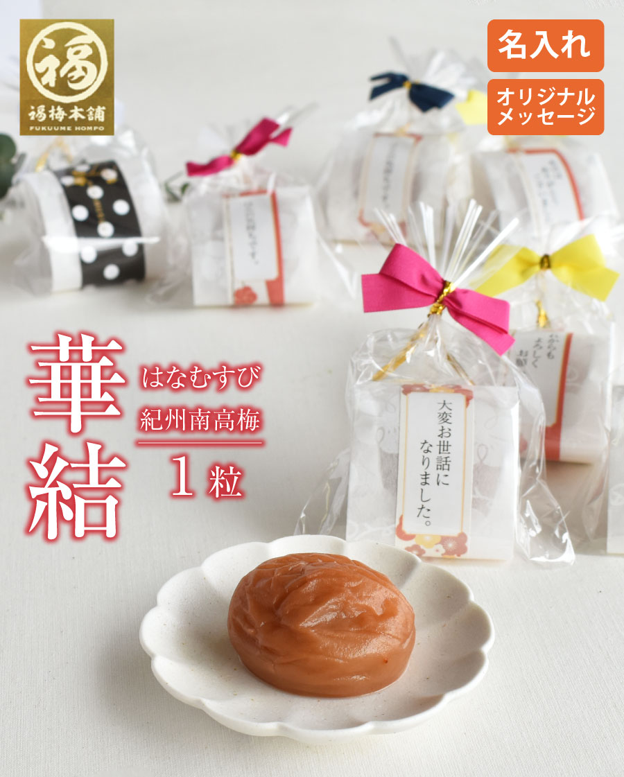 福梅本舗 お配り 梅干し 個包装 結婚式 披露宴 変わり種 紀州南高
