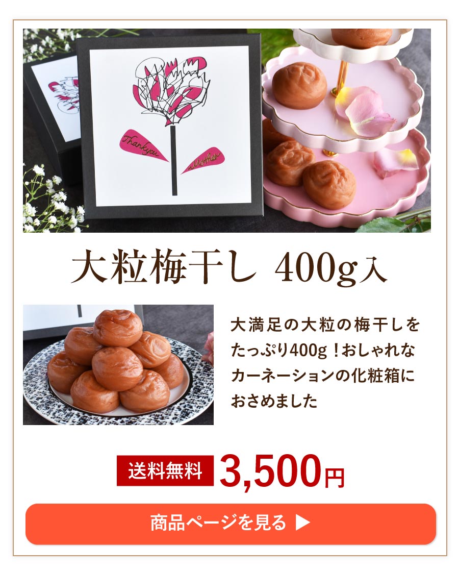 大粒梅干し400g入