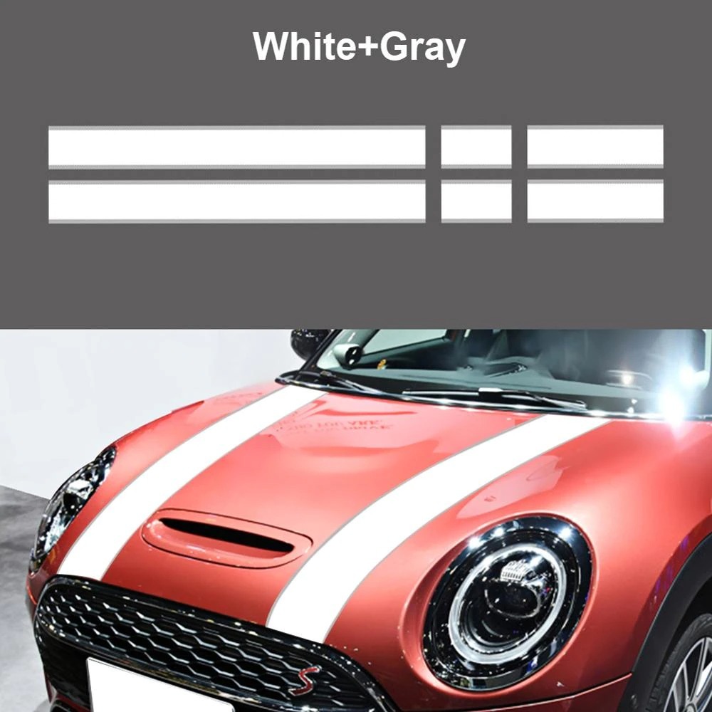 ボンネット ステッカー ストライプ デカール ミニクーパー s jcw R55