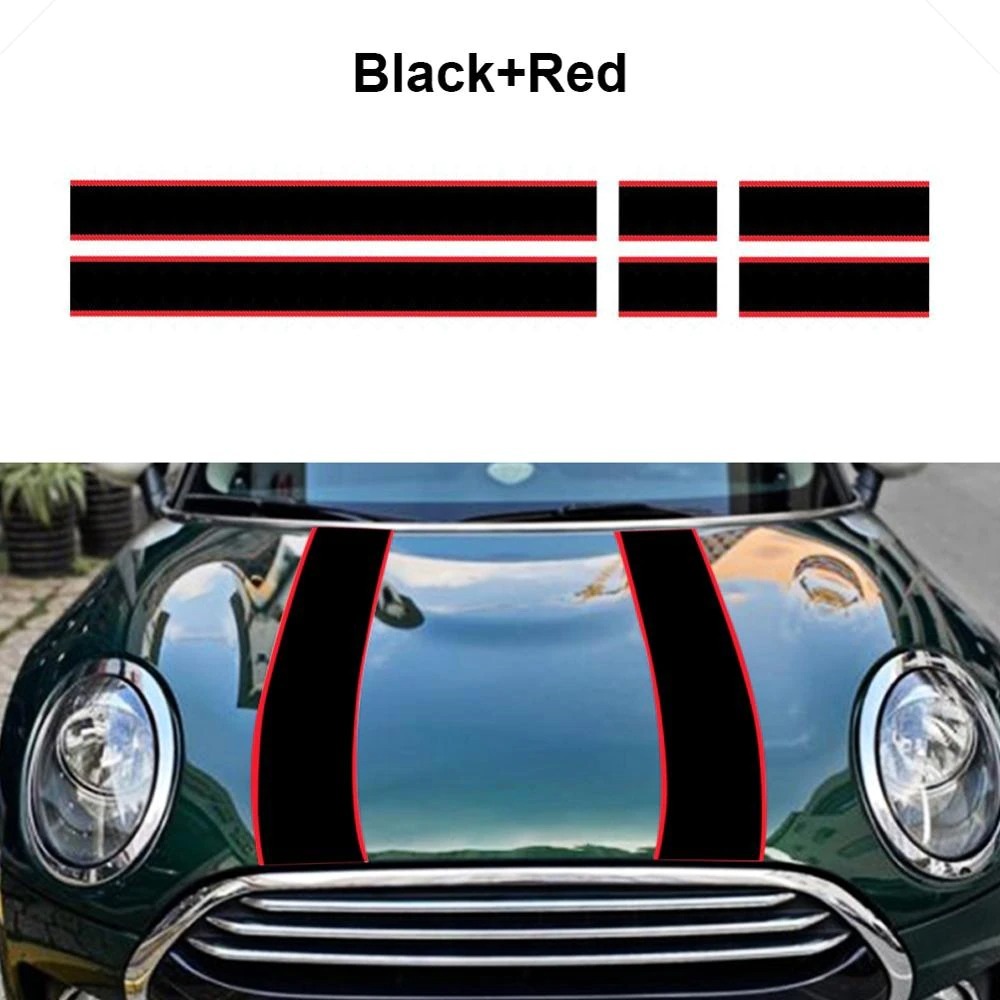 ボンネット ステッカー ストライプ デカール ミニクーパー s jcw R55