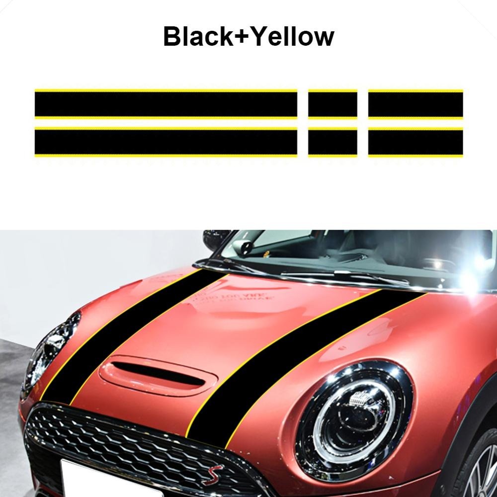 ボンネット ステッカー ストライプ デカール ミニクーパー s jcw R55 