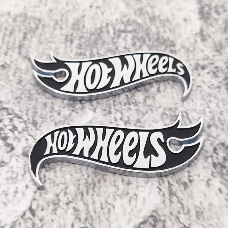 ホットウィール hot wheels エンブレム デカール ステッカー クローム