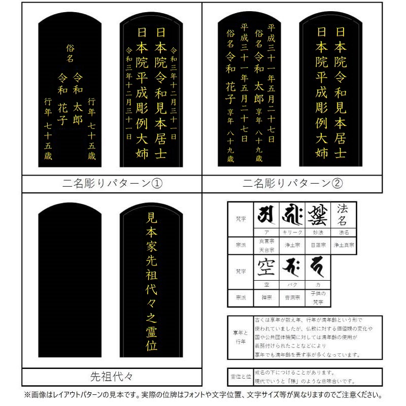 名入れ一名様無料 位牌 塗り位牌 純金面紛 蓮付 春日楼門 3寸 3.5寸 4