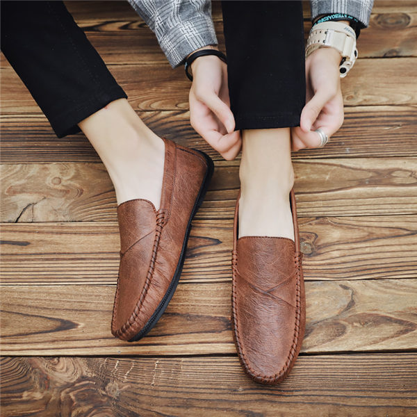 大きな割引 ドライビングシューズ メンズ 運転靴 フラットシューズ フラットサンダル ウォーキングシューズ 送料無料 革靴 疲れない くつ 車の運転