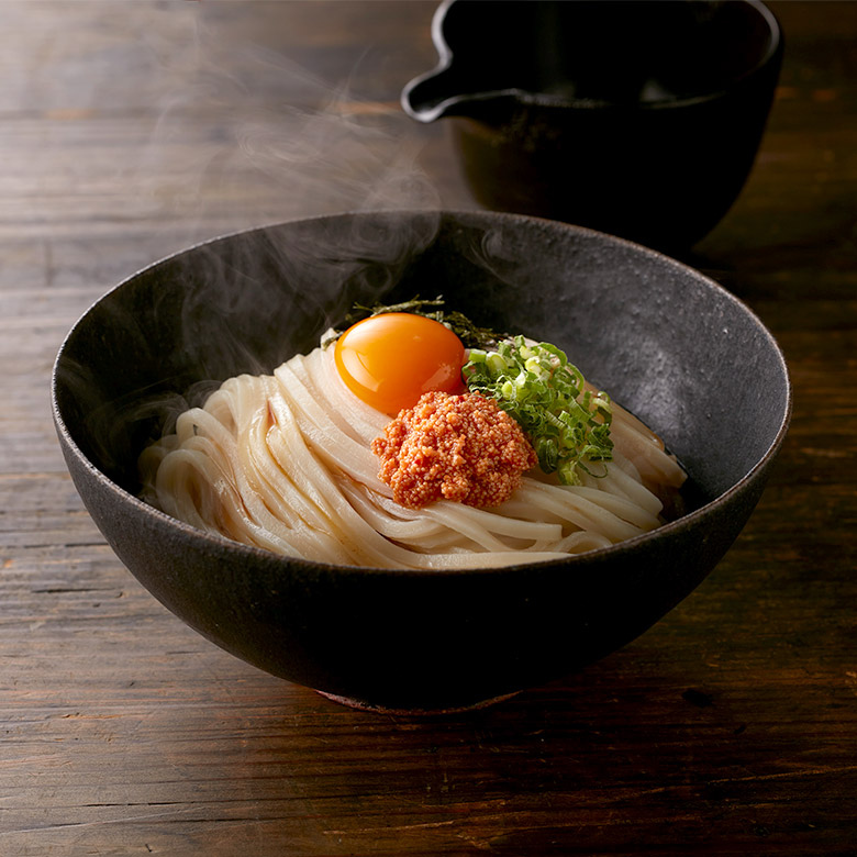明太釜玉うどん