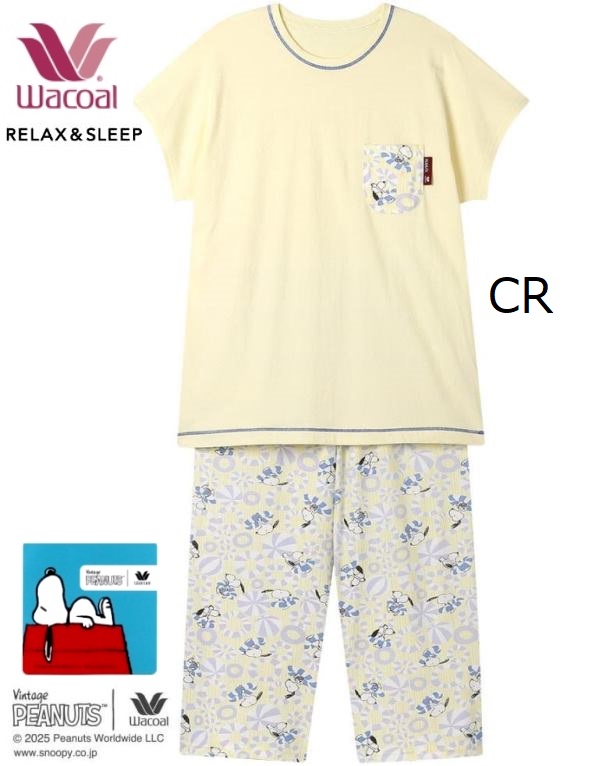 新品　WACOAL ワコール　レディース　夏用　パジャマ　上下　Mサイズ WACOAL ワコール レディースパジャマ 長袖長パンツ FDX550