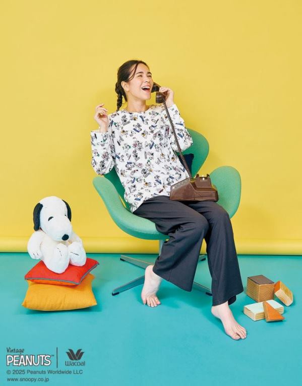 WACOAL（ワコール） レディースパジャマ 長袖長パンツ FDX554 サイズ