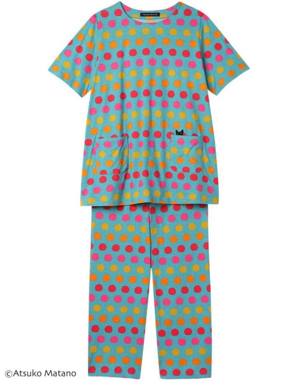 WACOAL（ワコール） レディースパジャマ マタノアツコ5分袖長パンツ