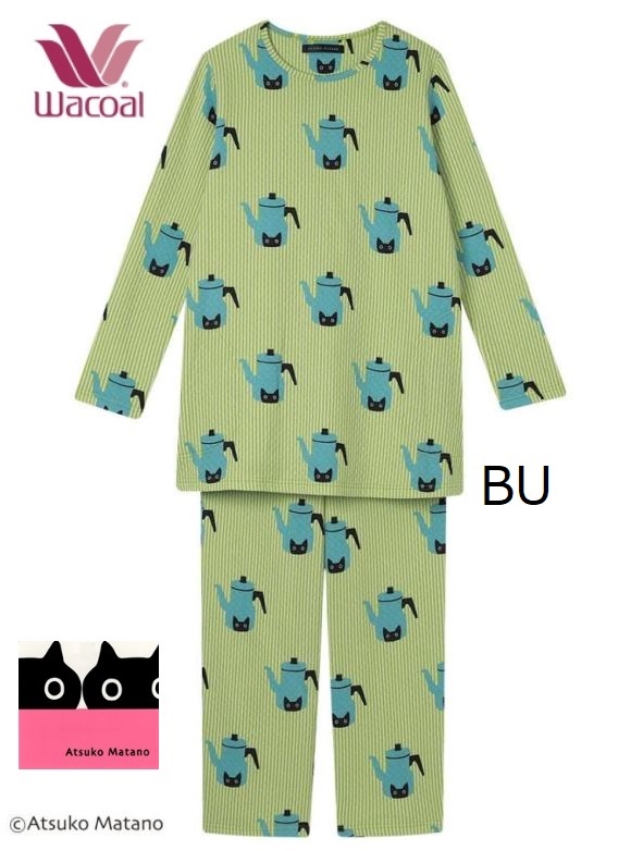 WACOAL（ワコール） レディースパジャマ マタノアツコ長袖長パンツ