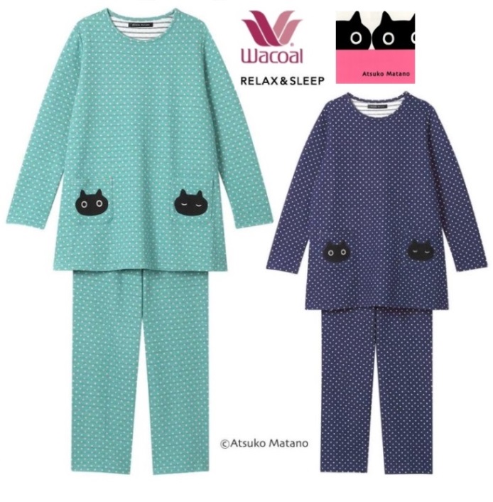 【未使用】ワコール マタノアツコ ルームウェア ワンピース アイボリー 3L WACOAL（ワコール） レディースパジャマ マタノアツコ長袖長パンツ