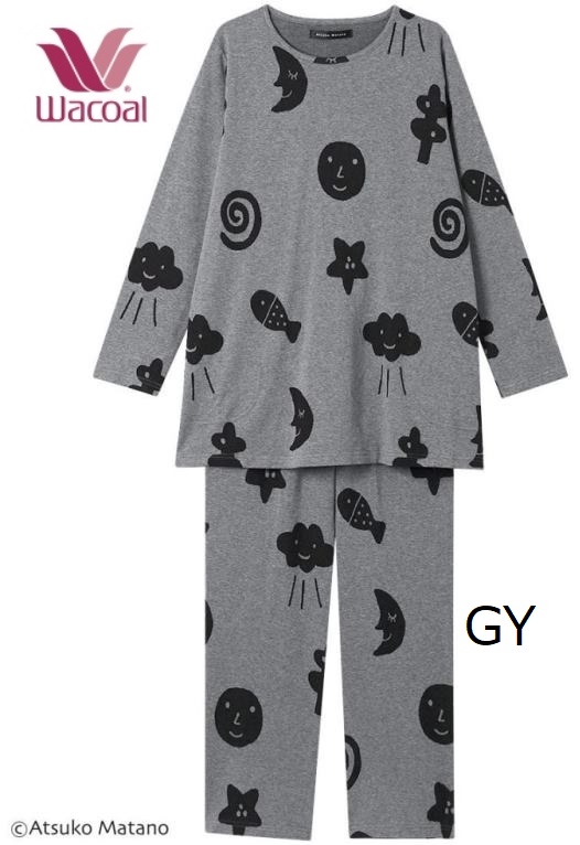 ワコール　マタノアツコ　パジャマ　4Lサイズ HDT210 BL ワコールマタノアツコパジャマ4LサイズHDT210 BL
