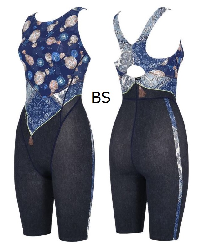 ワコールスイムウェア シェイプアップ オールインワン水着 SMR101