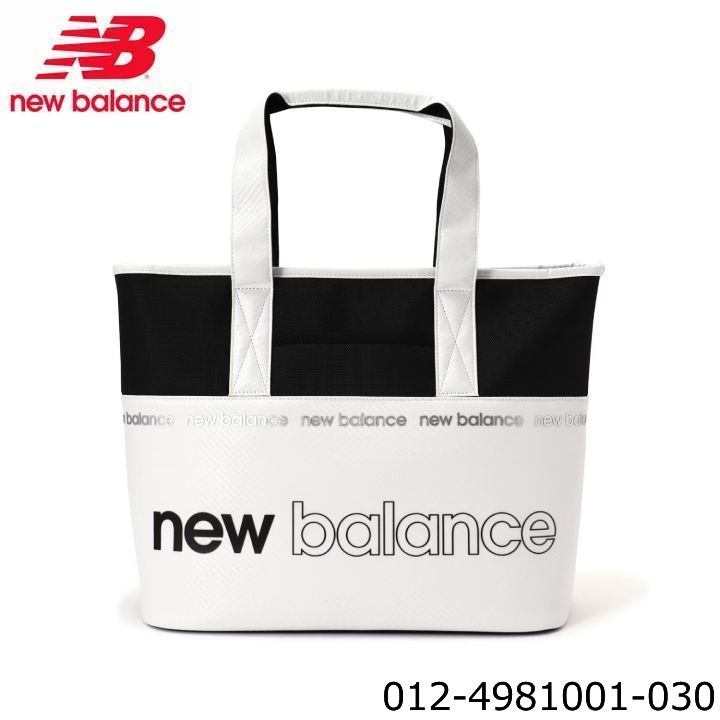 ニューバランス ゴルフ 012-4981001 トートバッグ ホワイト(030) new balance golf 10p 即納｜full-shot