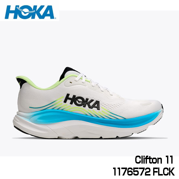 HOKA �z�J 1176572 CLIFTON 11 FROST/BLAC�iFLCK�j  �����Y �N���t�g�� 11 �����j���O �V���[�Y  �}���\�� �W���M���O 10p