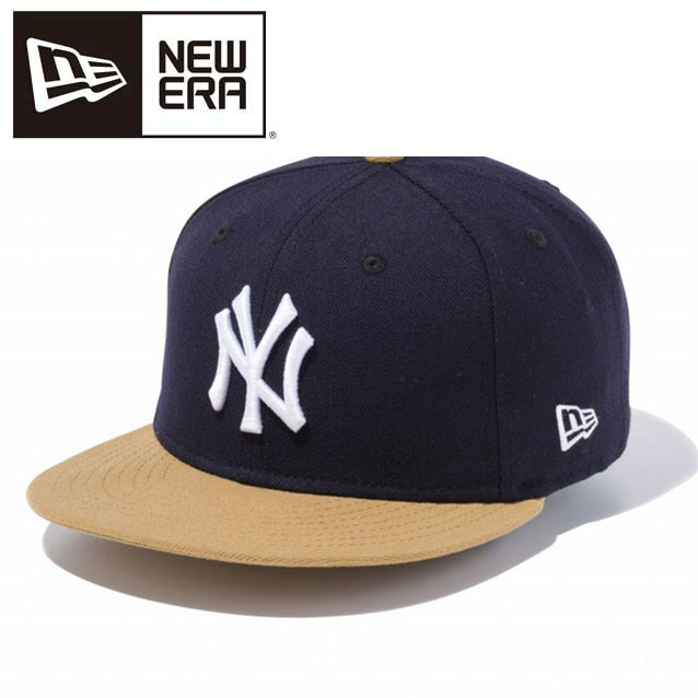 �j���[�G�� �L���b�v 14524950  9FIFTY �j���[���[�N�E�����L�[�X �l�C�r�[ × �z���C�g �E�B�[�g�o�C�U�[  NEW ERA CAP