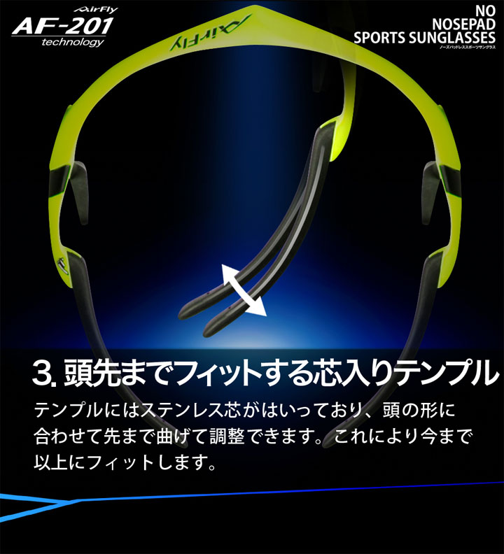 AirFly エアフライ AF-201 C-2 スポーツサングラス レンズ