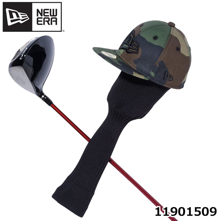 新品 ブリヂストン NEWERA コラボ ドライバー用ヘッドカバー 直営限定品＞NEW ERAコラボ ヘッドカバー(BK（黒）): ギア