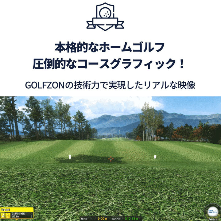 GOLFZON WAVE PLAY 家庭用 ゴルフシミュレーター ゴルフゾン ウェーブ