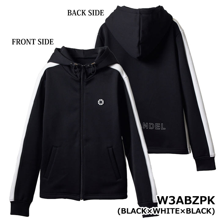【レディース】【正規販売店】バンデル W3ABZPK（BWB） BICOLOR FULL ZIP PARKA  BANDEL バイカラー ゴルフ パーカー レディース ゴルフウェア 長袖の画像
