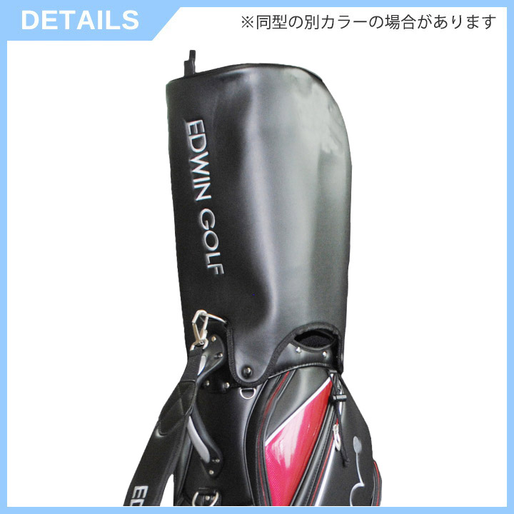 EDWIN GOLF 9.5型キャディバッグ EDCB-3477 キャディバッグ (ブラック