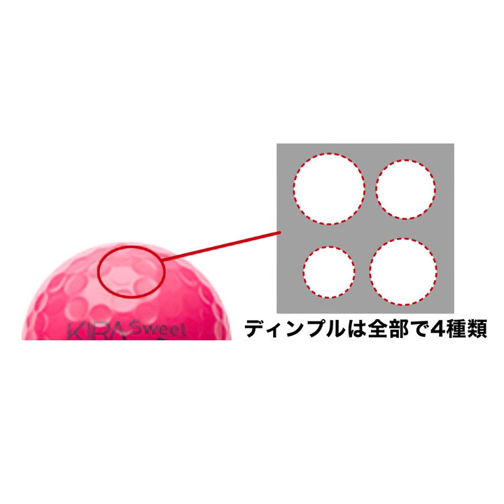 kasco キャスコ キラスイート KIRAキャラ オレンジ 1ダース（12球入り 