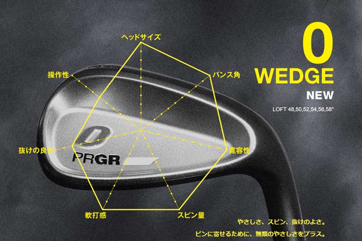PRGR（プロギア） 0 ウェッジ シャフト：MCI FOR PRGR FLEX WEDGE