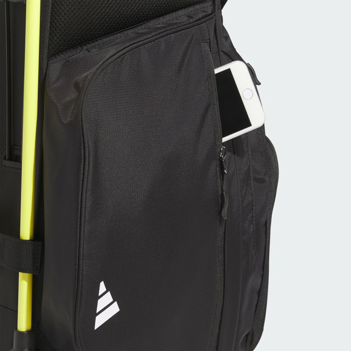 ★ta2ya★ 【11B9】adidas キャディバッグ　ブラック・グレー adidas キャディバッグ（口径サイズ：9）｜ゴルフ用バッグ