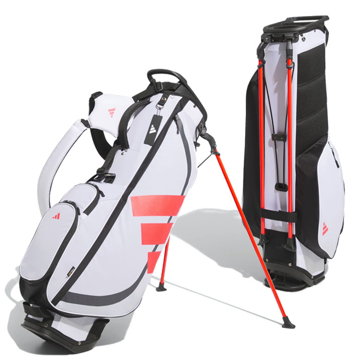 adidas - 新品 adidas 軽量 スタンドキャディバッグ AWU39 白/紺 9型 楽天市場】キャディバッグ スタンド（ブランドアディダス