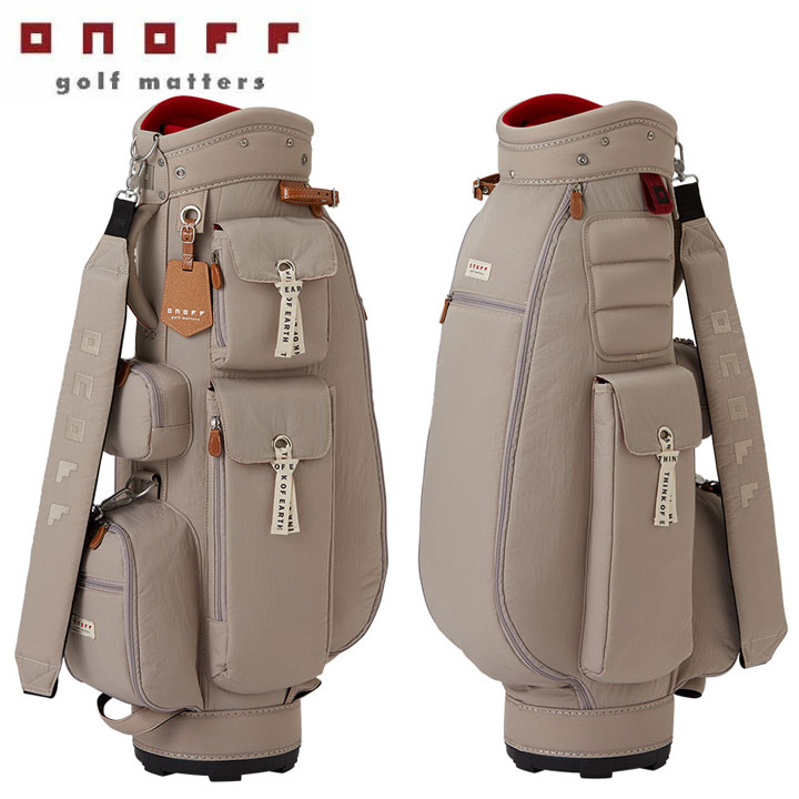 Onoff - オノフ キャディバッグ サンドベージュ オノフ キャディバッグ サンドベージュ