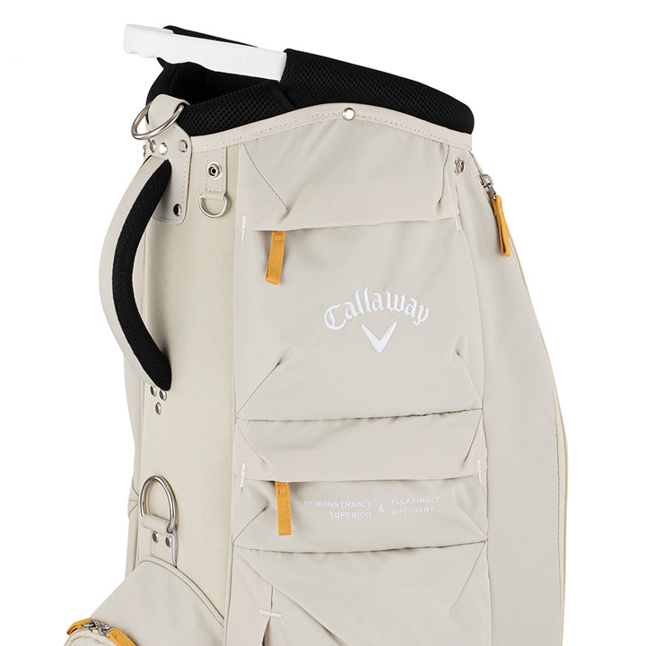 Callaway キャディバッグ（色：ベージュ系）｜ゴルフ用バッグ｜ゴルフ
