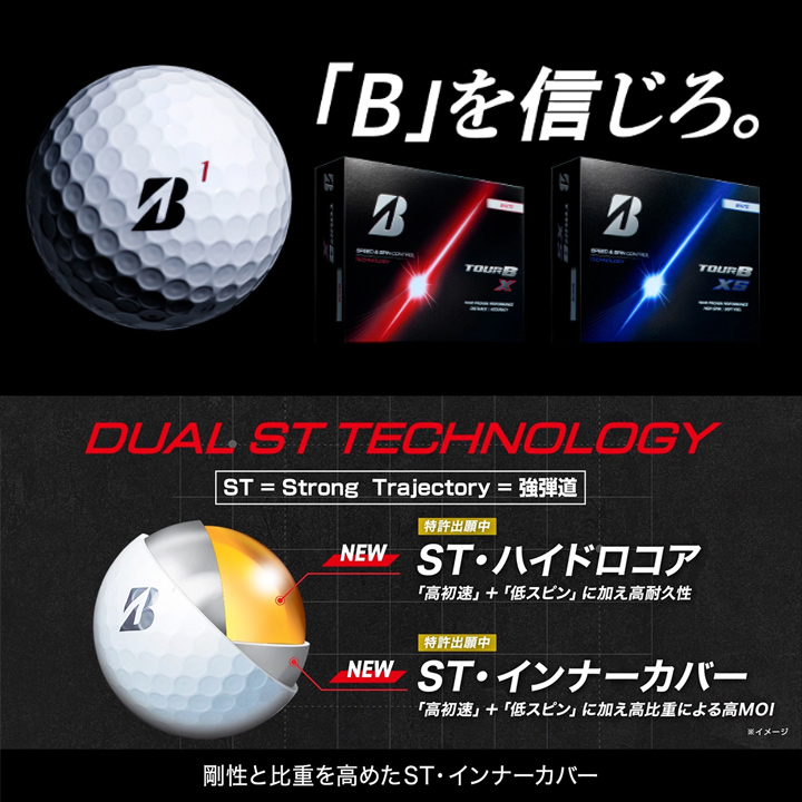 BRIDGESTONE GOLF ブリヂストン ツアーB X ゴルフボール ホワイト