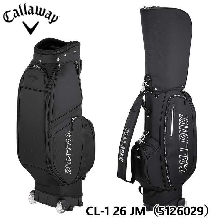 �L�����E�F�C CL-1 26 JM �L���f�B�o�b�O �u���b�N 5126029 �J�[�g�^ 47�C���`�Ή� 8.5�^ Callaway 2026�@20p