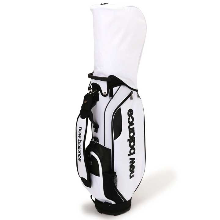 new balance ゴルフキャディバッグ ホワイト New Balance Golf ニューバランス キャディバッグ : GDOゴルフ