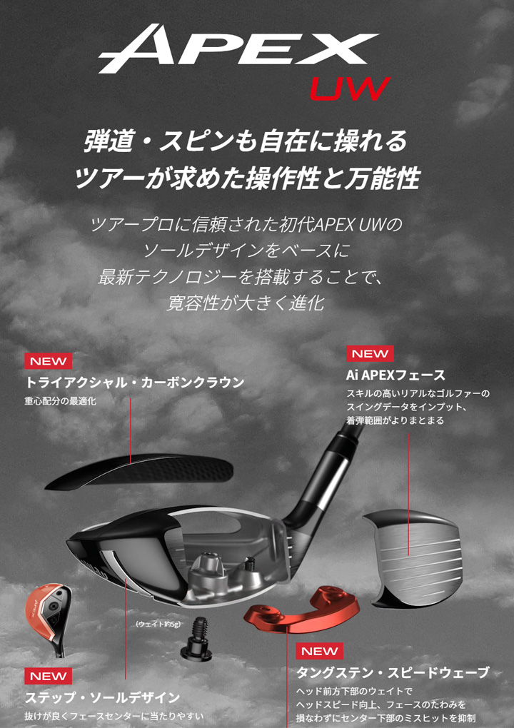 APEX（キャロウェイゴルフ） キャロウェイ APEX UW ユーティリティ