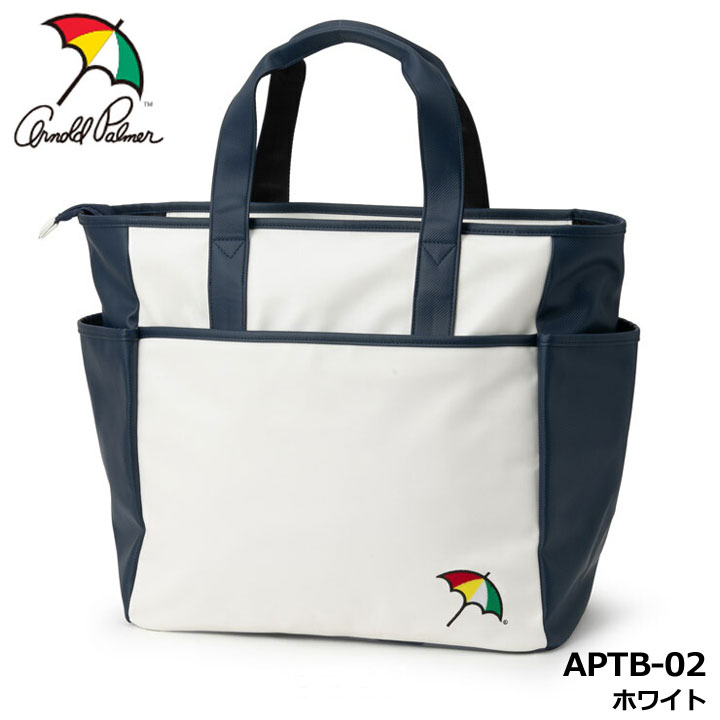 【2025モデル】アーノルドパーマー APTB-02 トートバッグ ホワイト(5412600022)   WHITE Arnold Palmer GOLF Arnold Palmer（アーノルドパーマー） 【2025モデル】アーノルド
