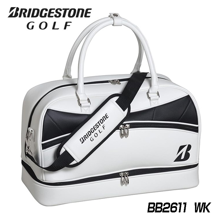 BRIDGESTONE ゴルフバッグ（ボストンバッグ） BBG111 白 ボストンバッグ(WK(白/黒)): ギア|BRIDGESTONE GOLF Online Store