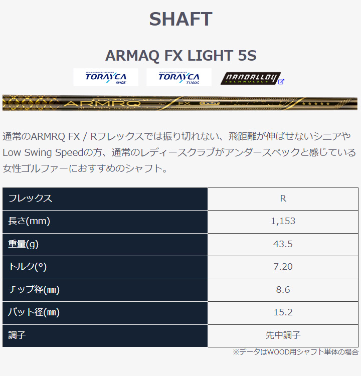 HONMA GOLF（本間ゴルフ） ベレス09 5Sグレード ドライバー シャフト