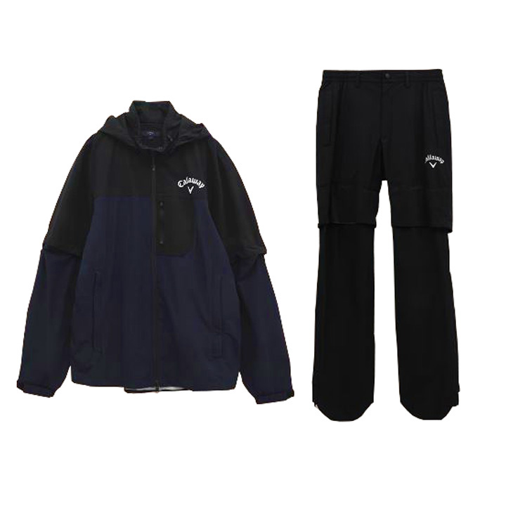 Callaway レインウェア Mサイズ 収納袋付き 定価２８６００円 Callaway レインウェア Mサイズ 収納袋付き 定価28600