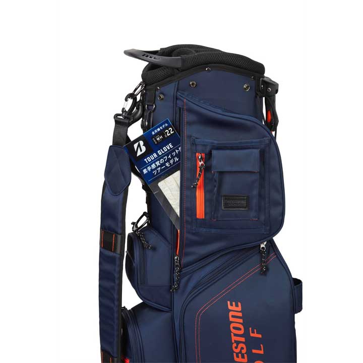 BRIDGESTONE GOLF ブリヂストンゴルフ CB2525 ネイビー 軽量 スタンド