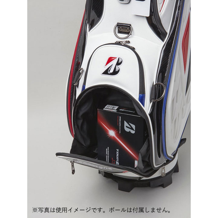 【2026モデル】ブリヂストンゴルフ CB2601 ツアーレプリカモデル キャディバッグ WH(白) カート型 9.5型 4.9kg BRIDGESTONE GOLF 15p_7