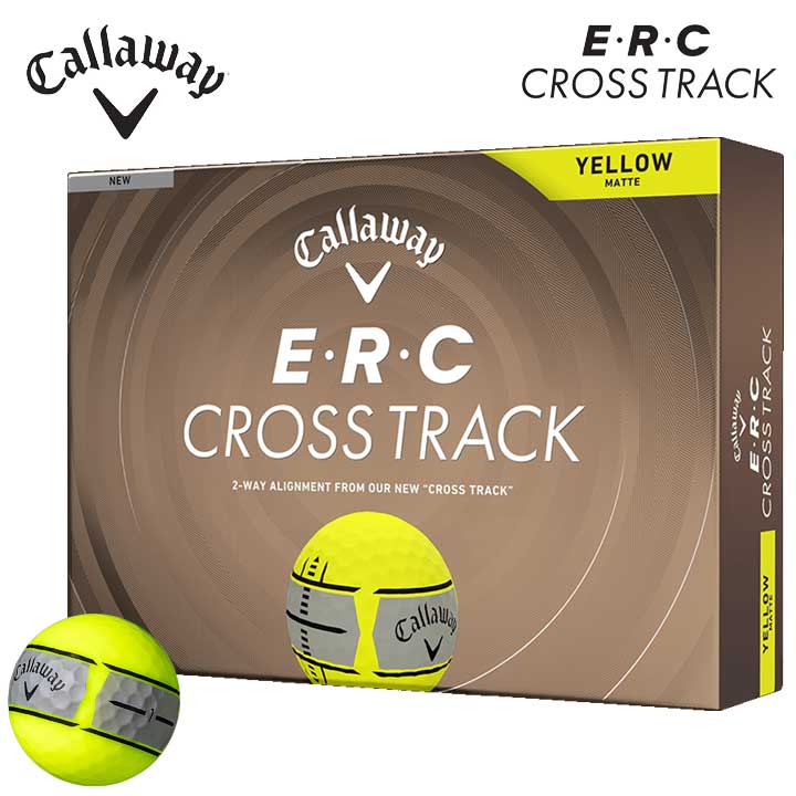 E.R.C キャロウェイ E・R・C CROSS TRACK ゴルフボール 1ダース(12個