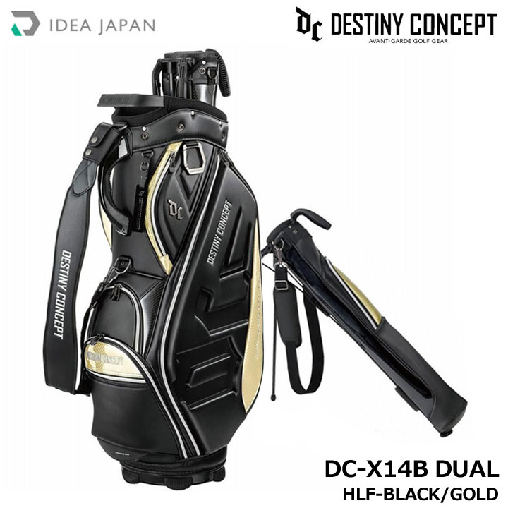 CfAWp DESTINY CONCEPT fAobO DC-X14B DUAL HLF-BLACK/GOLD(ubN/S[h) X^hNuP[X^ LfBobO IDEA JAPAN