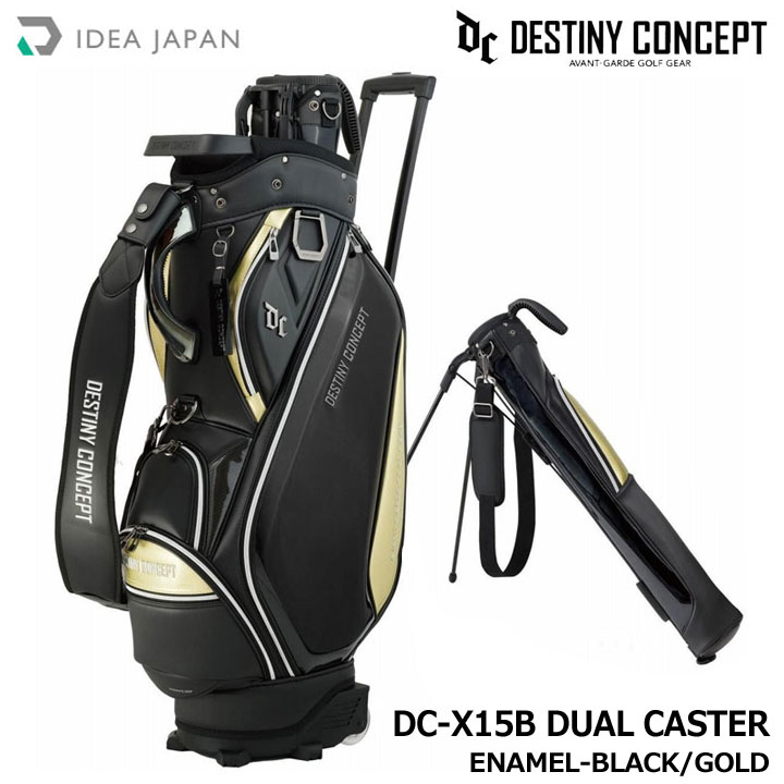 CfAWp DESTINY CONCEPT DC-X15B DUAL CASTER ENAMEL-BLACK/GOLD(GiubN/S[h) X^hNuP[X LX^[t IDEA JAPAN