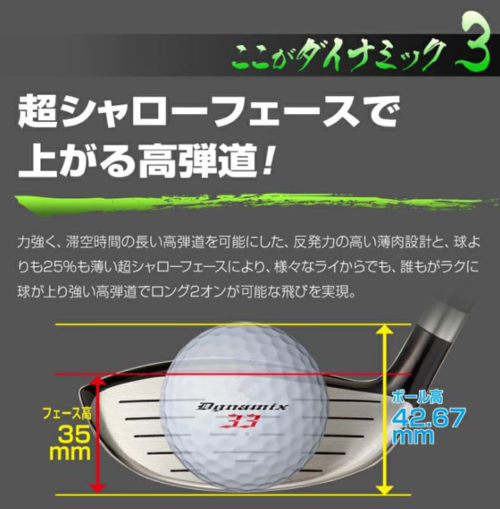 ワークスゴルフ ダイナミクス ユーティリティ U7 28度 シャフト：UST